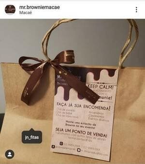 Fita Personalizada Mr Brownie Instagram