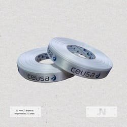 Fitas Personalizadas Ceusa 22 mm Branca